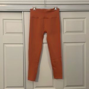 Fabletics legging. Ribbed. Coral. Large